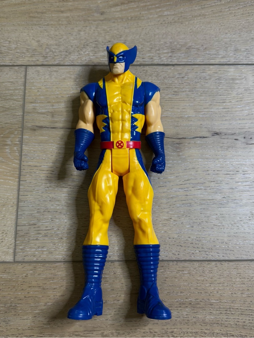 Marvel Wolverine Action Figure — Yellow & Blue Costume